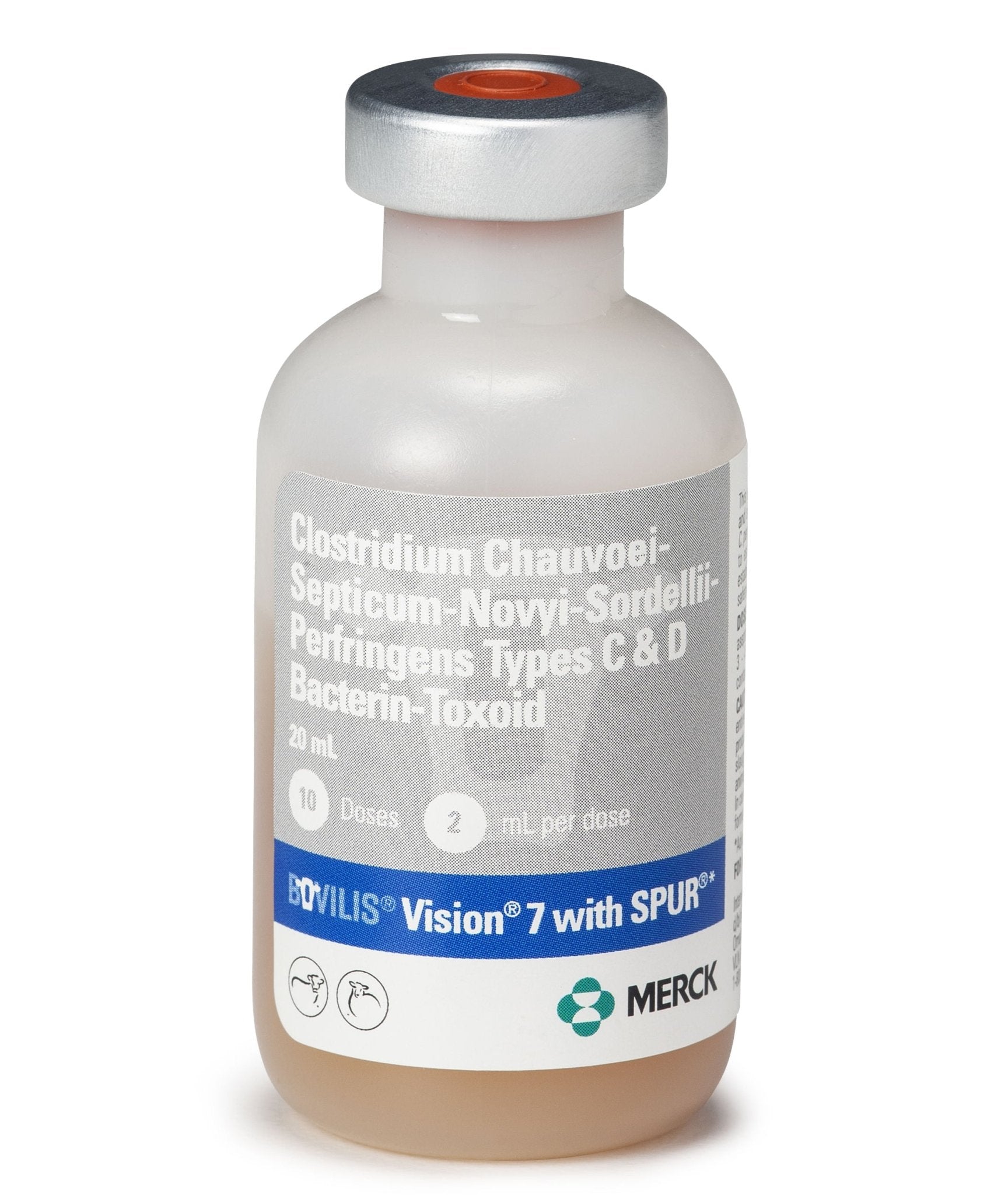 Bovilis Vision 7 with Spur Blackleg Vaccine for Cattle & Sheep - Prevent Blackleg Disease in Livestock | Vaccination Solution for Healthy Cattle & Sheep Farming