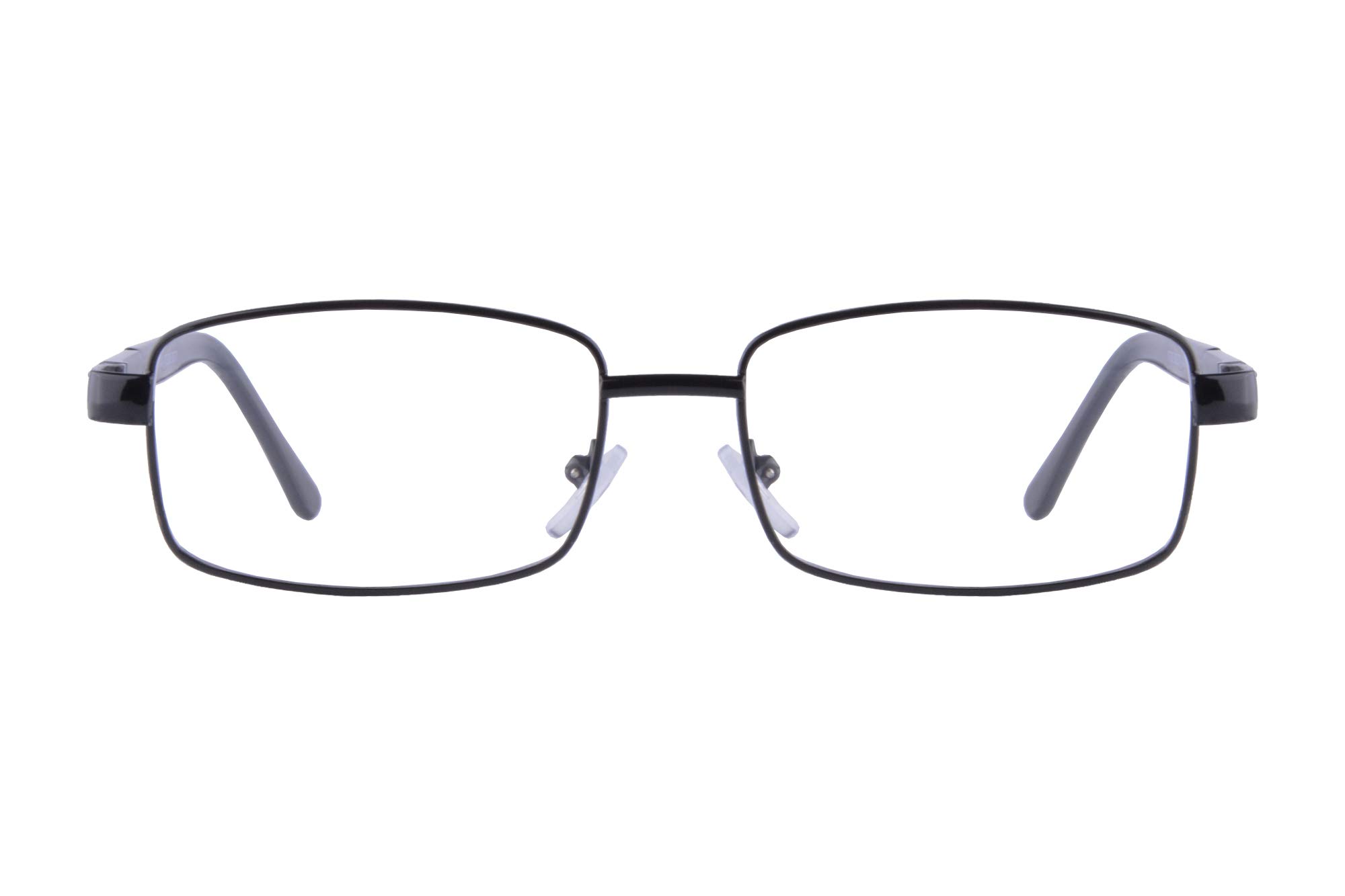 MEDOLONG Blue Light Blocking Glasses for Men - Anti Eye Strain, Computer & Reading Glasses with Metal Frame (Model LH10339) - Perfect for Office Work, Gaming & Screen Time