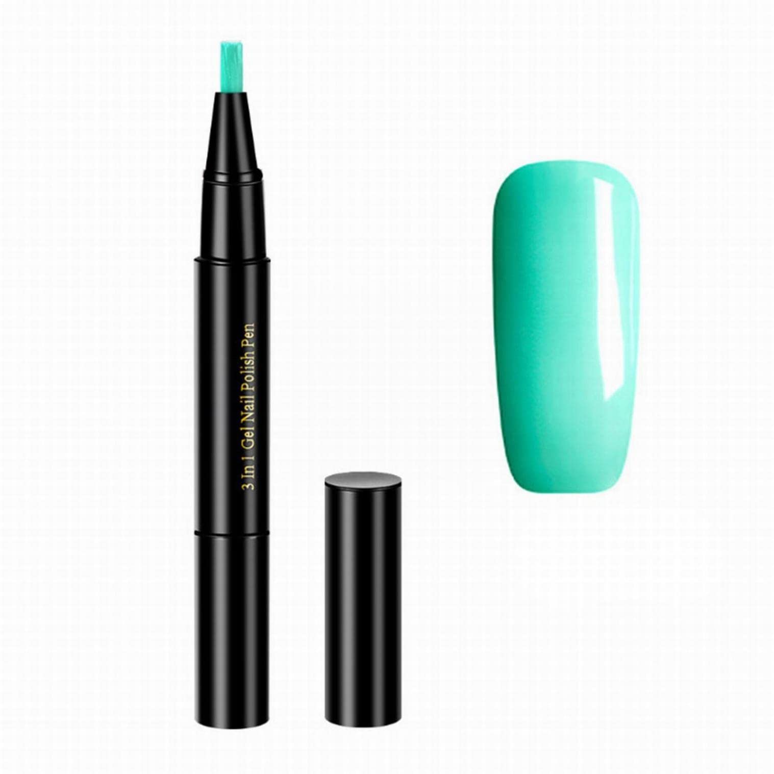 20 Colors 3-in-1 Nail Gel Pen Set - Long Lasting Nail Polish, Gel & Oil for Women | Perfect for DIY Nail Art, Home Manicures & Salon Quality Results (2ml Each)