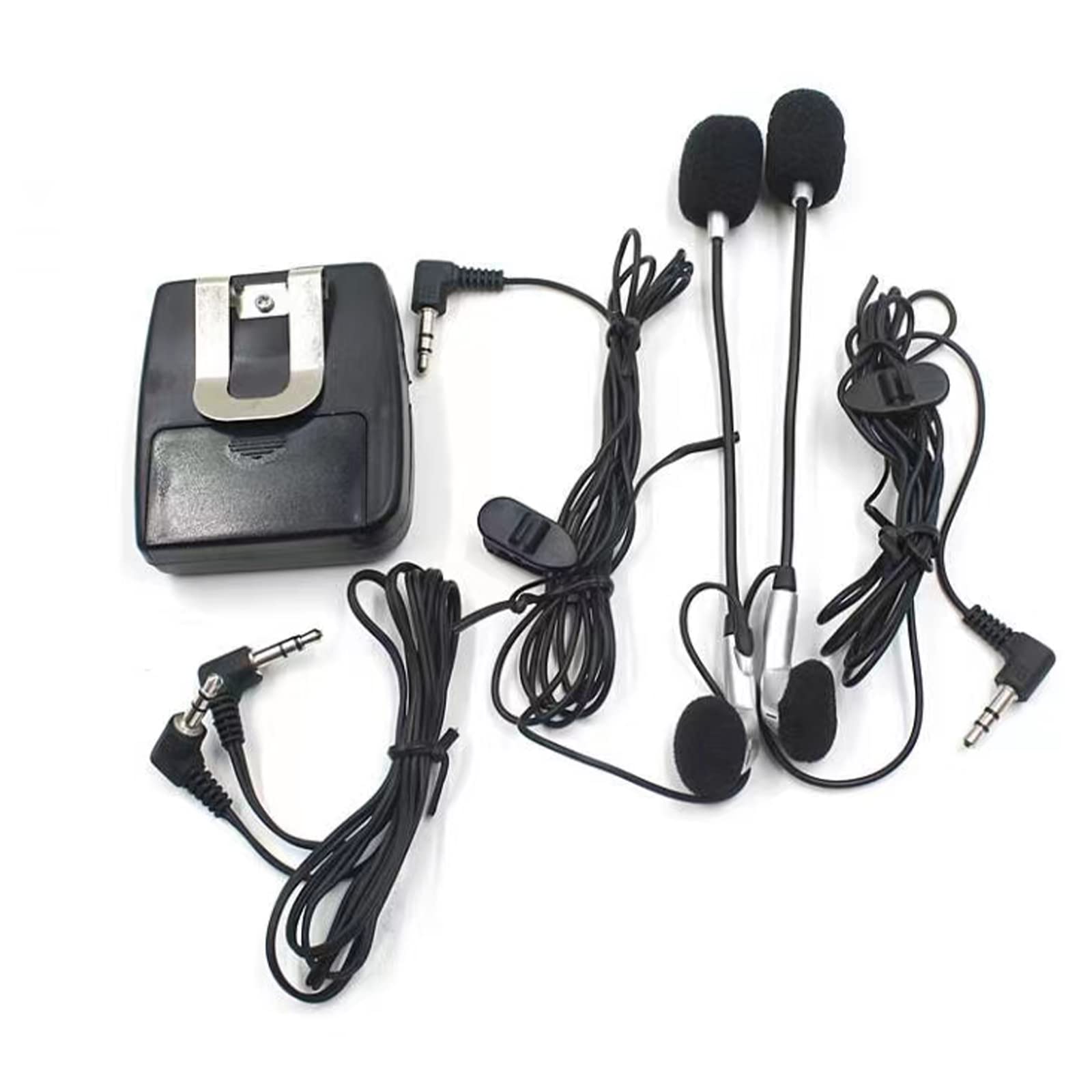 Motorcycle Intercom Headset Kit - Helmet Wired Walkie Talkie Communication System with Portable Audio Headphones for Bikers | Perfect for Group Riding, Touring & Adventure Motorcycling