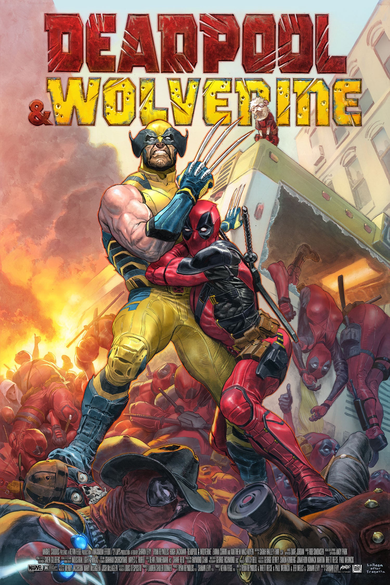 Deadpool & Wolverine Movie Poster - Premium Quality Print for Home, Office & Fan Collection - Perfect for Marvel Fans & Comic Book Decor