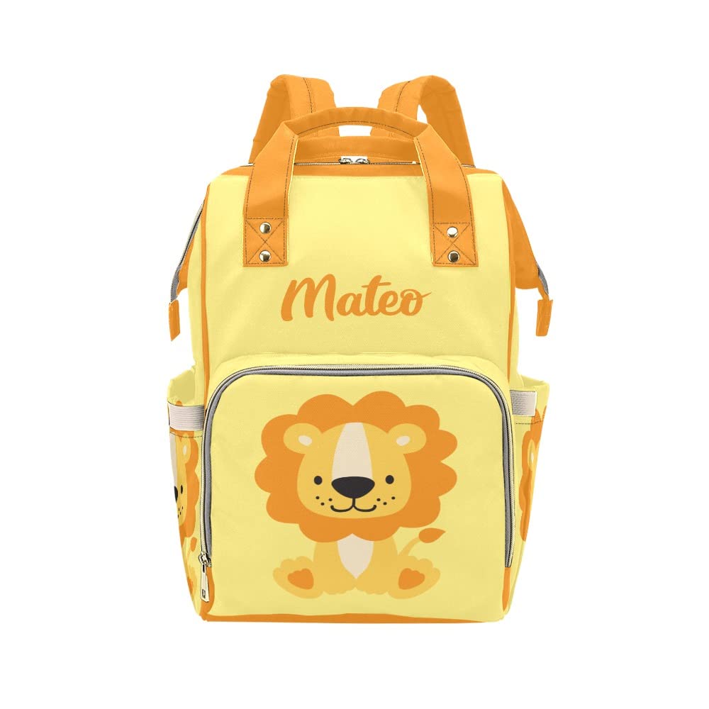 Personalized Diaper Bag Backpack with Name - Custom Travel Baby Changing Bag for Moms, Perfect for Daycare, Hospital Visits & Family Outings
