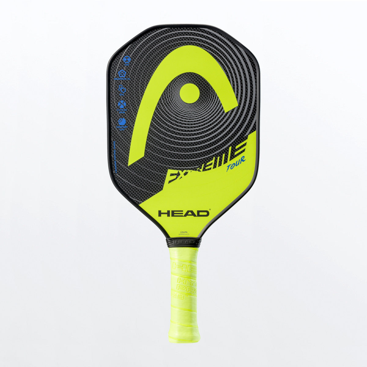 Head Extreme Tour Pickleball Paddle - Carbon Fiber Face with Comfort Grip | Perfect for Competitive Play & Recreational Games