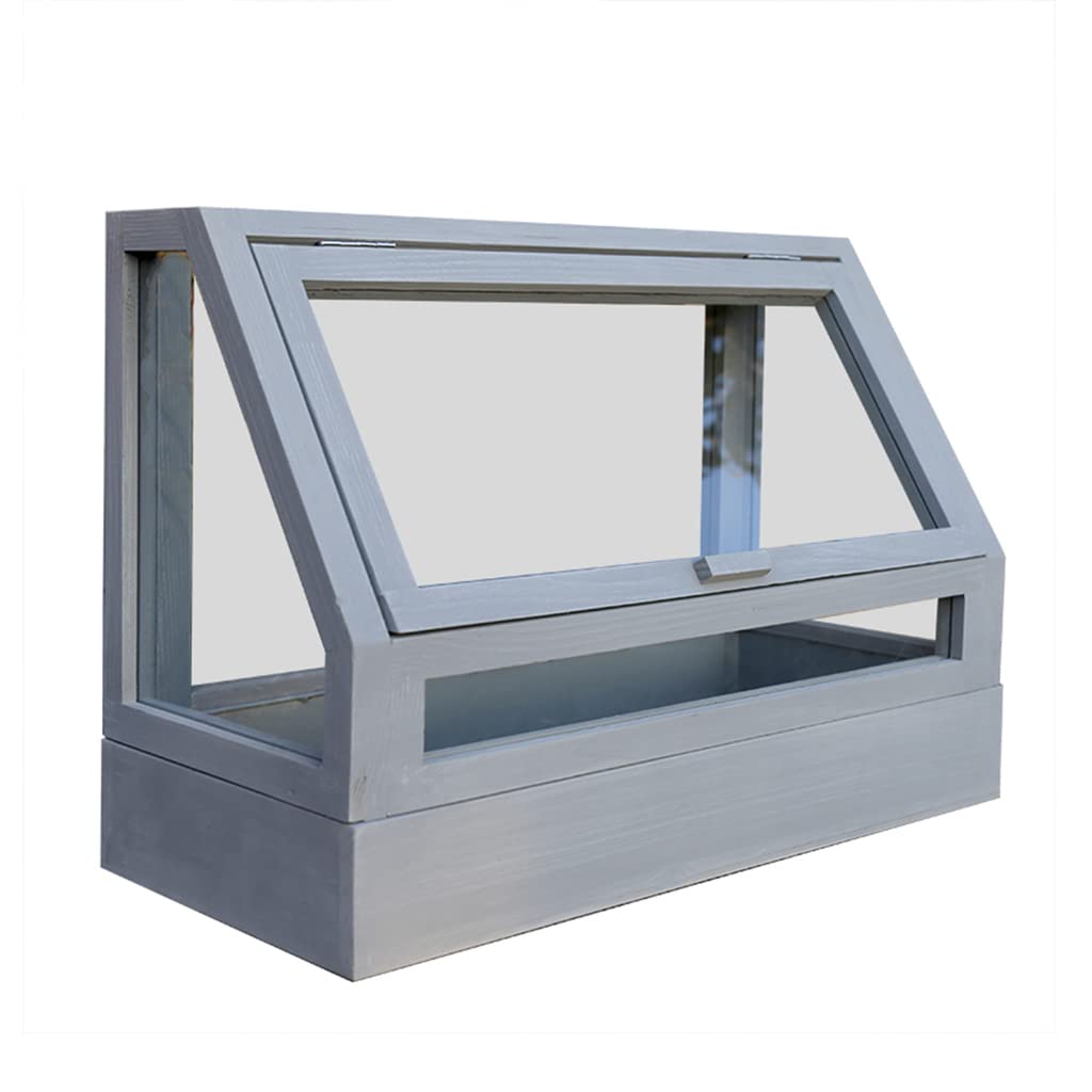 WXJ Large Geometric Terrarium Container Greenhouse 48x22x34cm - Indoor Tabletop Display Case for Orchids, Succulents & Cacti (Plants Not Included) - Perfect for Home Decor, Office Desk & Gift Ideas
