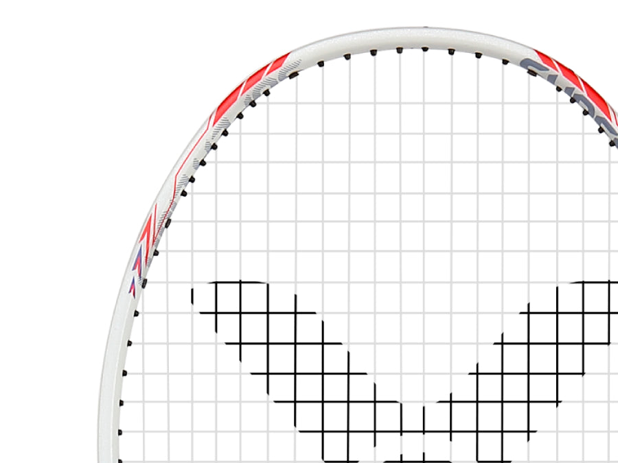 Victor Thruster K 7U Unstrung Badminton Racket - Lightweight Carbon Fiber Badminton Racquet for Professional Players [Glazed Blue] TK 7U F - Perfect for Tournaments & Training Sessions