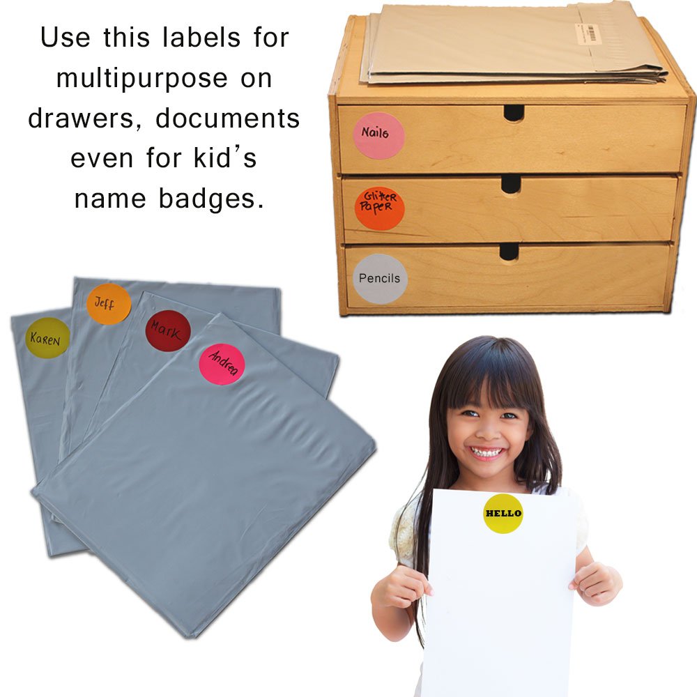 Royal Green Sticky Labels for Moving, Storage & Organizing - 2