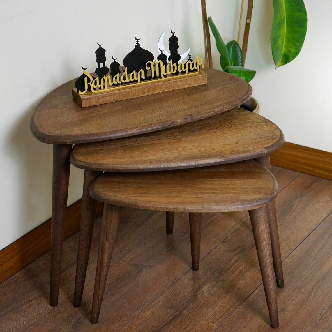 Ramadan Mubarak Hagia Sophia Mosque Islamic Gift - Elegant Home Decor Table Art for Muslim Holidays & Special Occasions