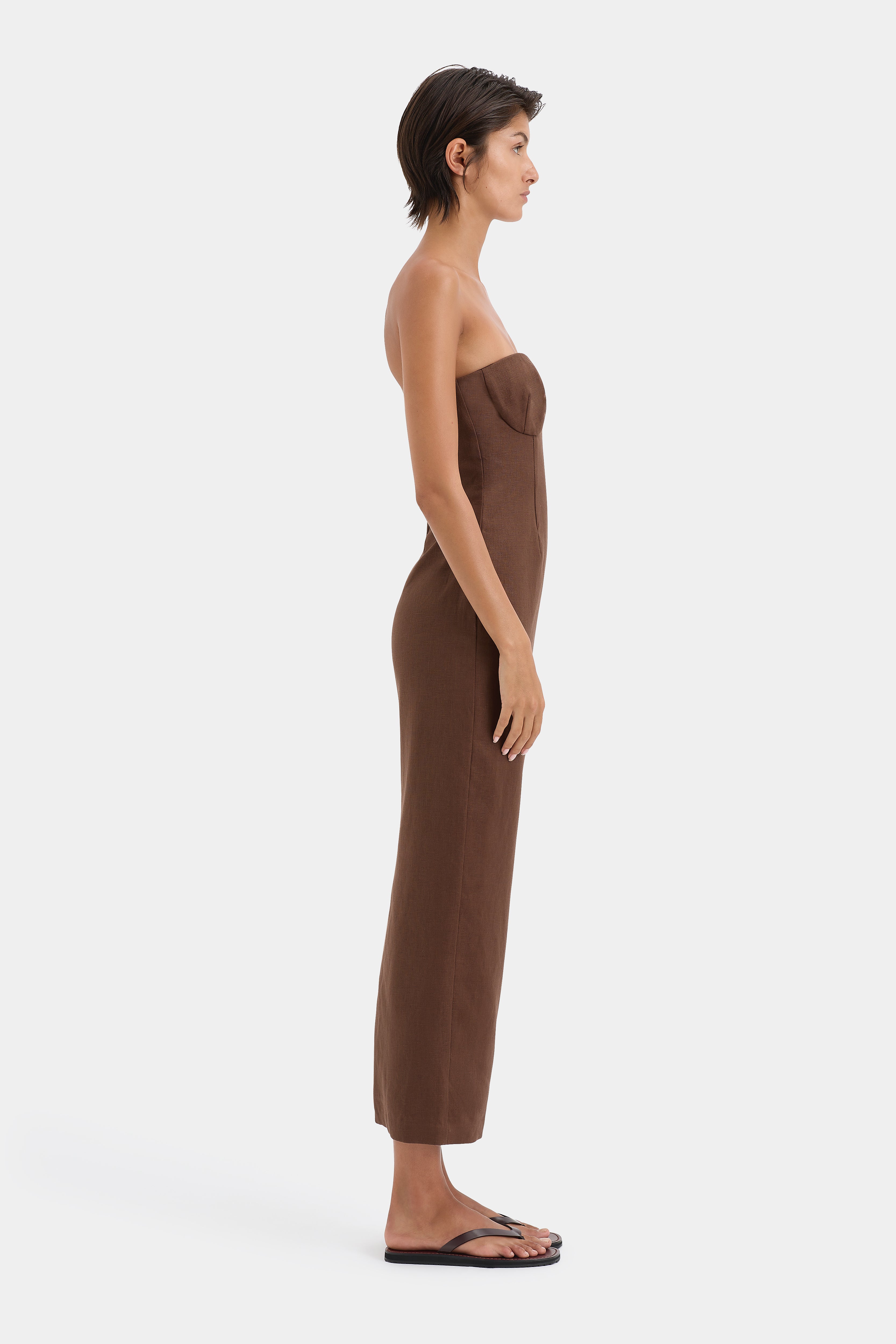 Evalita Elegant Column Dress for Women - Slim Fit Formal Gown for Evening Parties, Weddings & Special Occasions