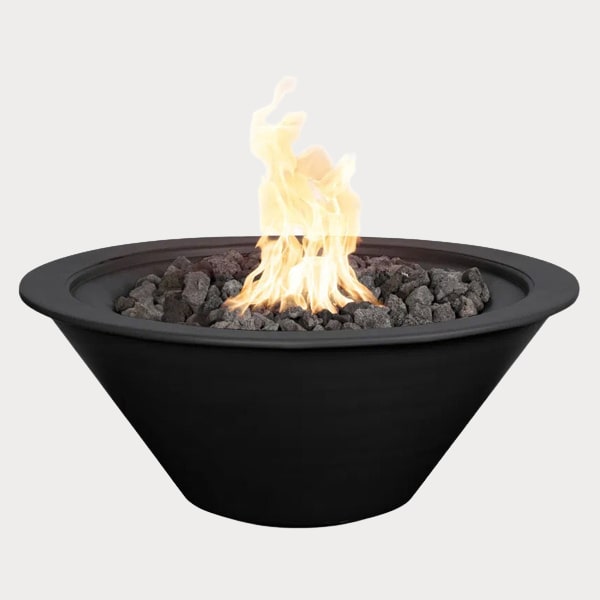 Powder Coated Fire Bowl - Outdoor Fire Pit for Patio, Backyard, and Camping - Durable & Weather-Resistant Fireplace for Garden, Deck, and BBQ Parties