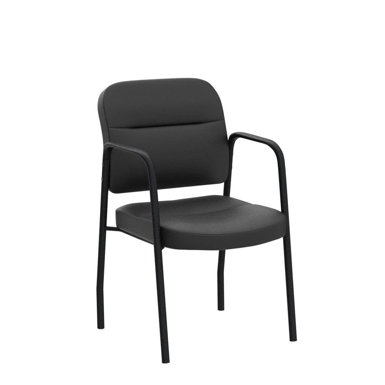 JUMMICO 2-Pack PU Leather Office Guest Chairs - Reception & Lobby Seating with Armrests, Executive Waiting Room Chairs for Business, Hotel, Clinic & Conference Room Use