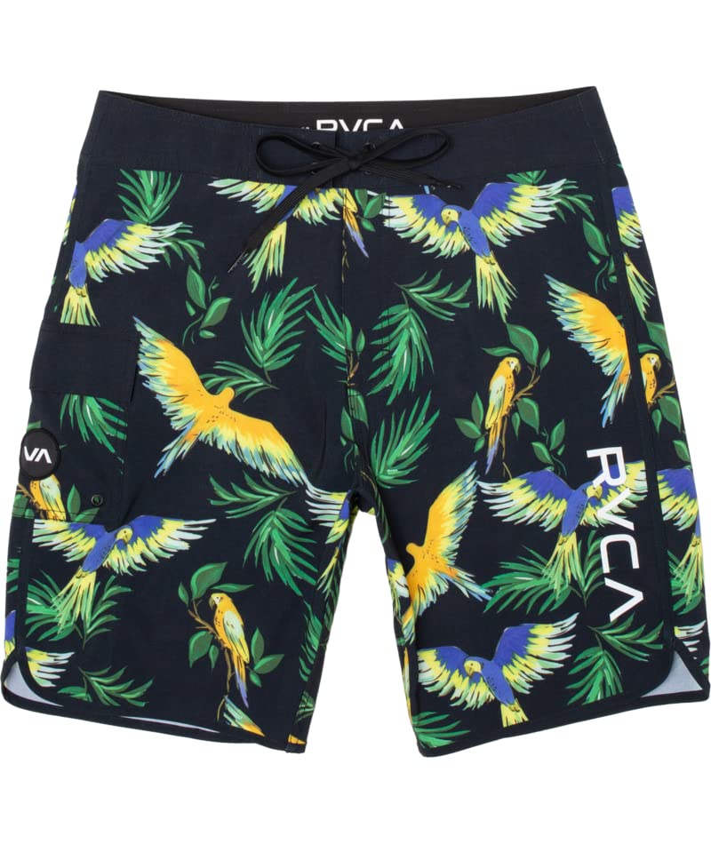 RVCA Boys' Eastern Trunk Swim Shorts - Quick-Dry Comfort for Beach, Pool & Summer Activities
