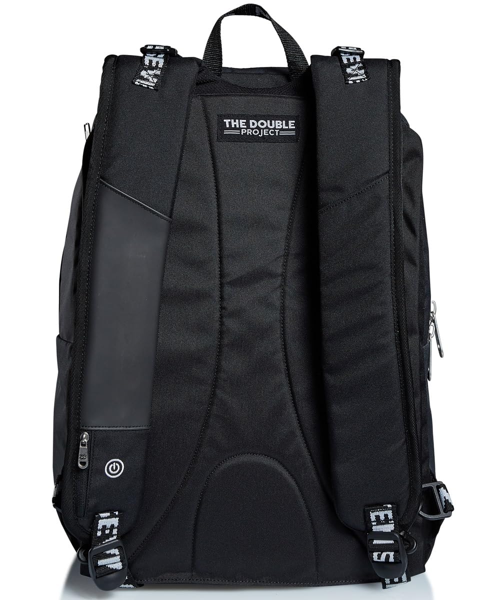 Seven Reversible LED Backpack with Shoulder Strap Lights - Double-Sided Design for School, Travel & Night Safety - Waterproof & Durable for Outdoor Activities