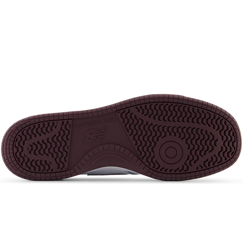 New Balance BB80 Unisex Sneakers - White/Maroon Athletic Shoes for Men & Women | Perfect for Running, Gym Workouts & Casual Wear