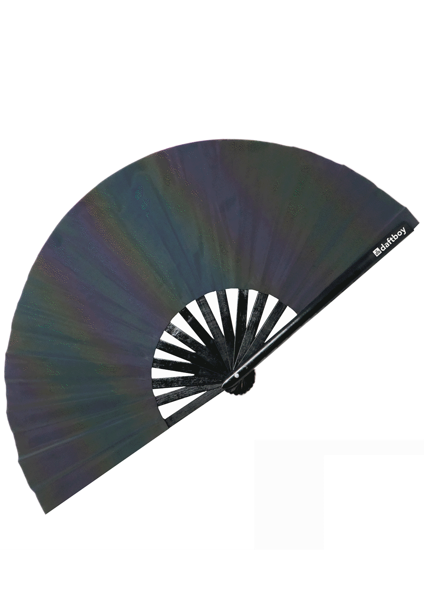 Flash Fantasy Rave Fan - LED Light Up Cooling Fan for Raves, Concerts & Festivals | Portable USB Rechargeable Party Accessory for Summer Outdoor Events
