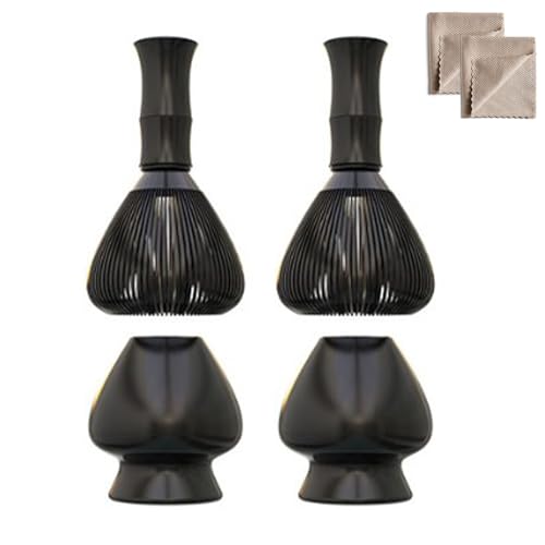 2 pcs Black + Holder