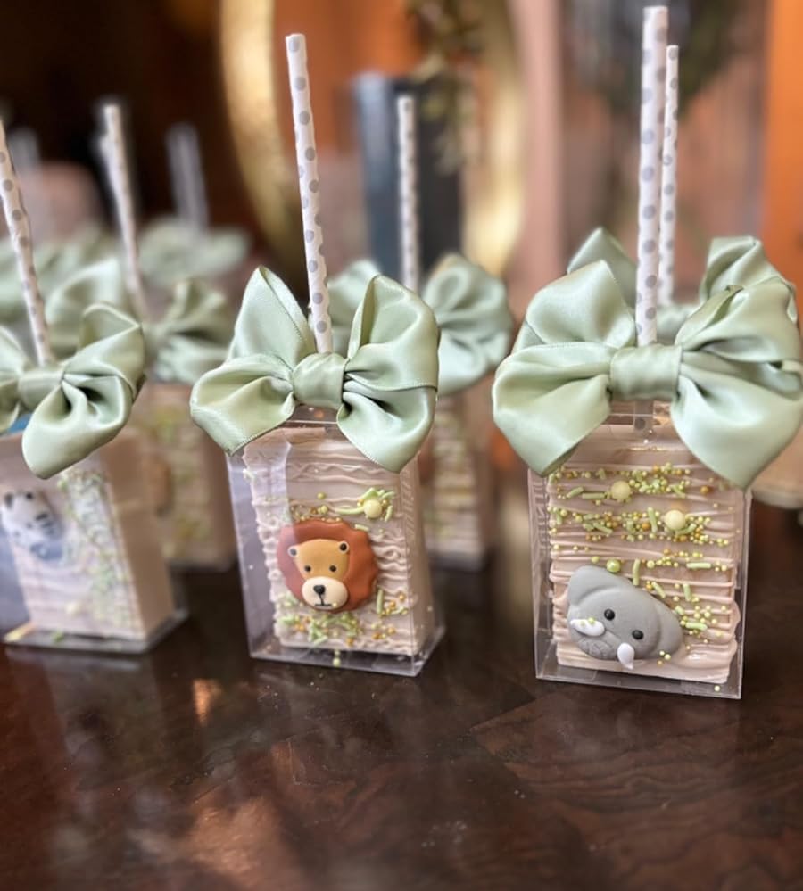 35pcs Clear Rice Krispie Treat Boxes 3.5