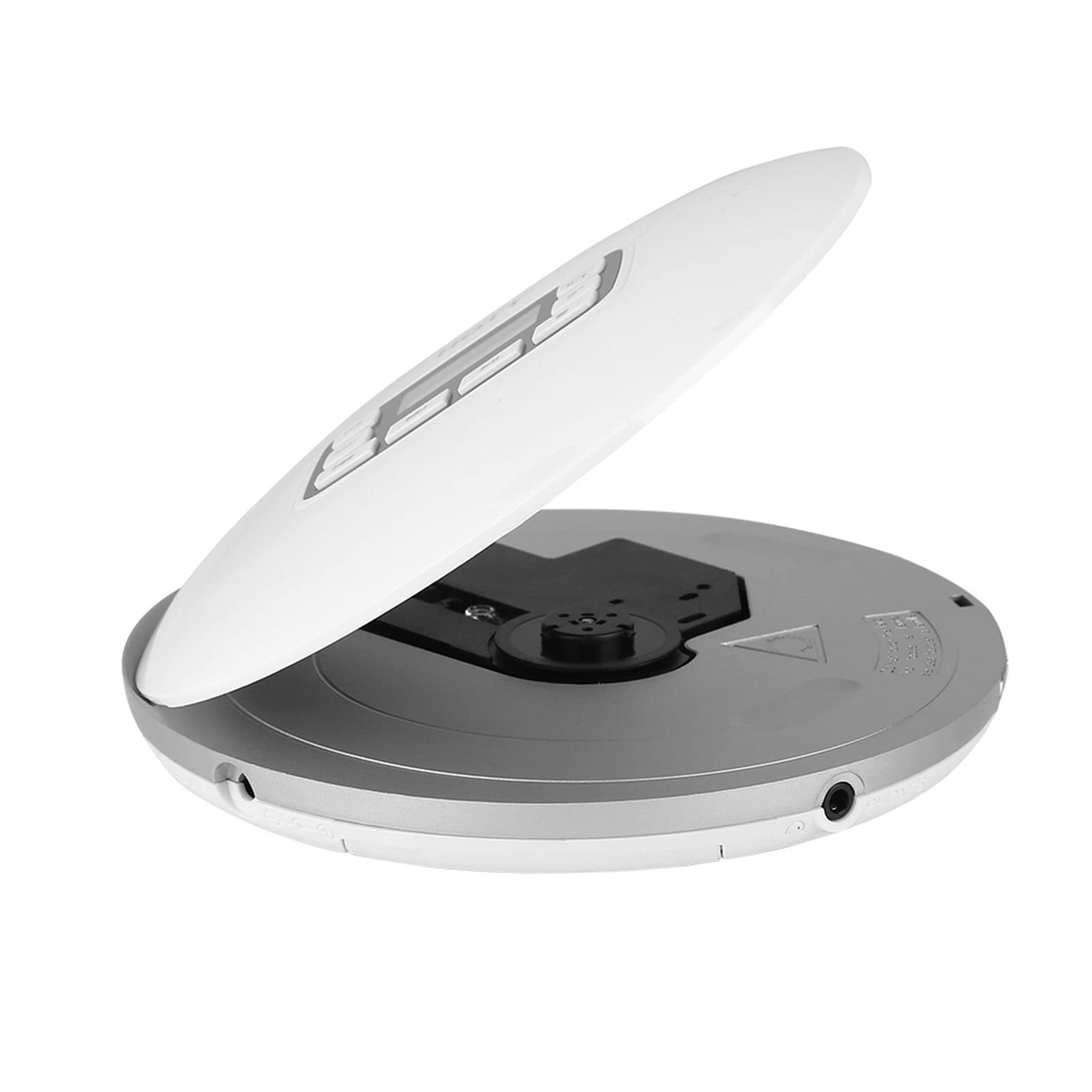 Portable Bluetooth CD Player with Rechargeable Battery, Stereo Sound & LED Display - Wireless Music Player for Home, Office, School & Travel | Includes Earphones & Compact Walkman Design