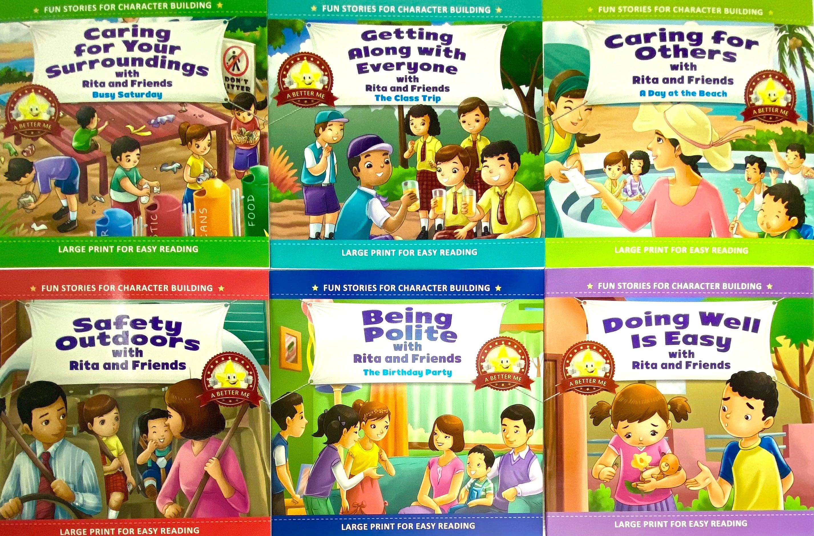 Character Building with Rita and Friends - 8 Book Box Set for Kids | Fun & Educational Stories for Children | Perfect for Bedtime Reading & Classroom Learning
