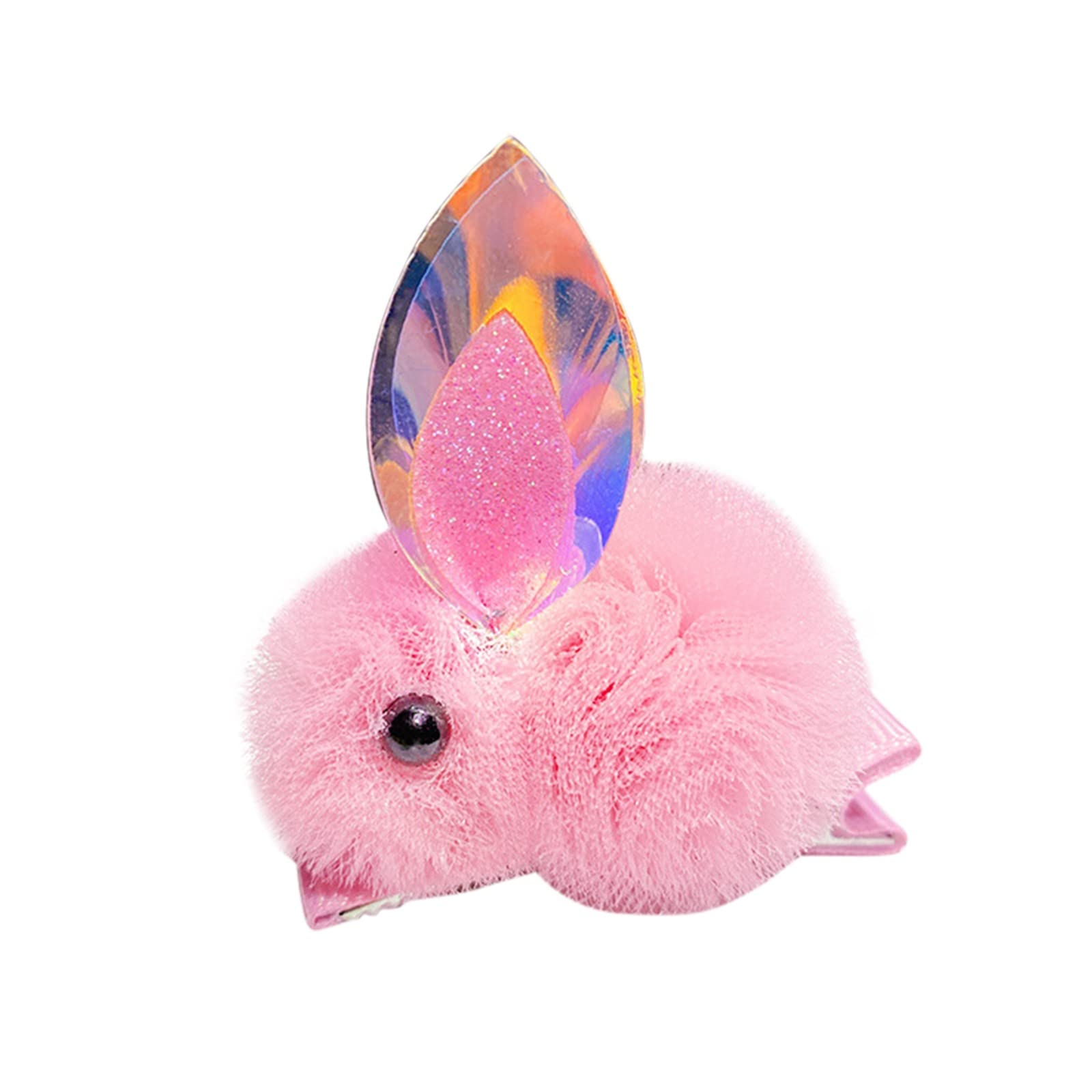 ERTG Cute Bunny Hair Clips - Adorable Hair Accessories for Girls & Women - Perfect for School, Parties & Everyday Wear