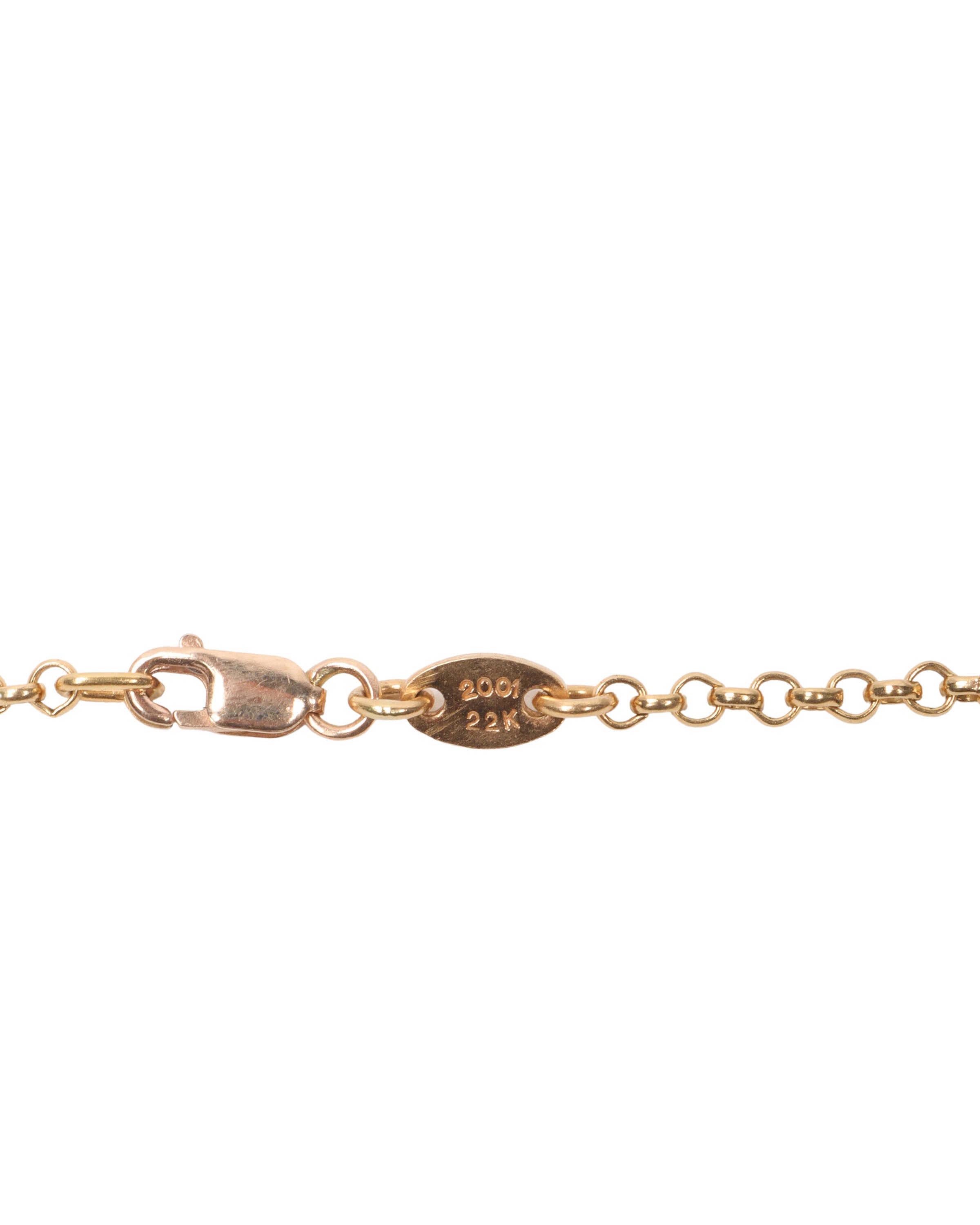 22K Gold Roll Chain Necklace for Women - Elegant & Durable 14K Gold Plated Jewelry Gift for Birthday, Anniversary & Special Occasions