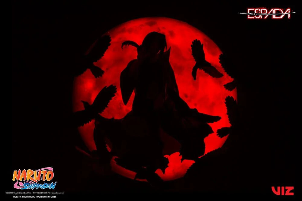 1/8 Scale Itachi Uchiha Wall Statue Figure from Naruto Shippuden - Anime Collectible for Home Decor, Office Display & Gift for Anime Fans