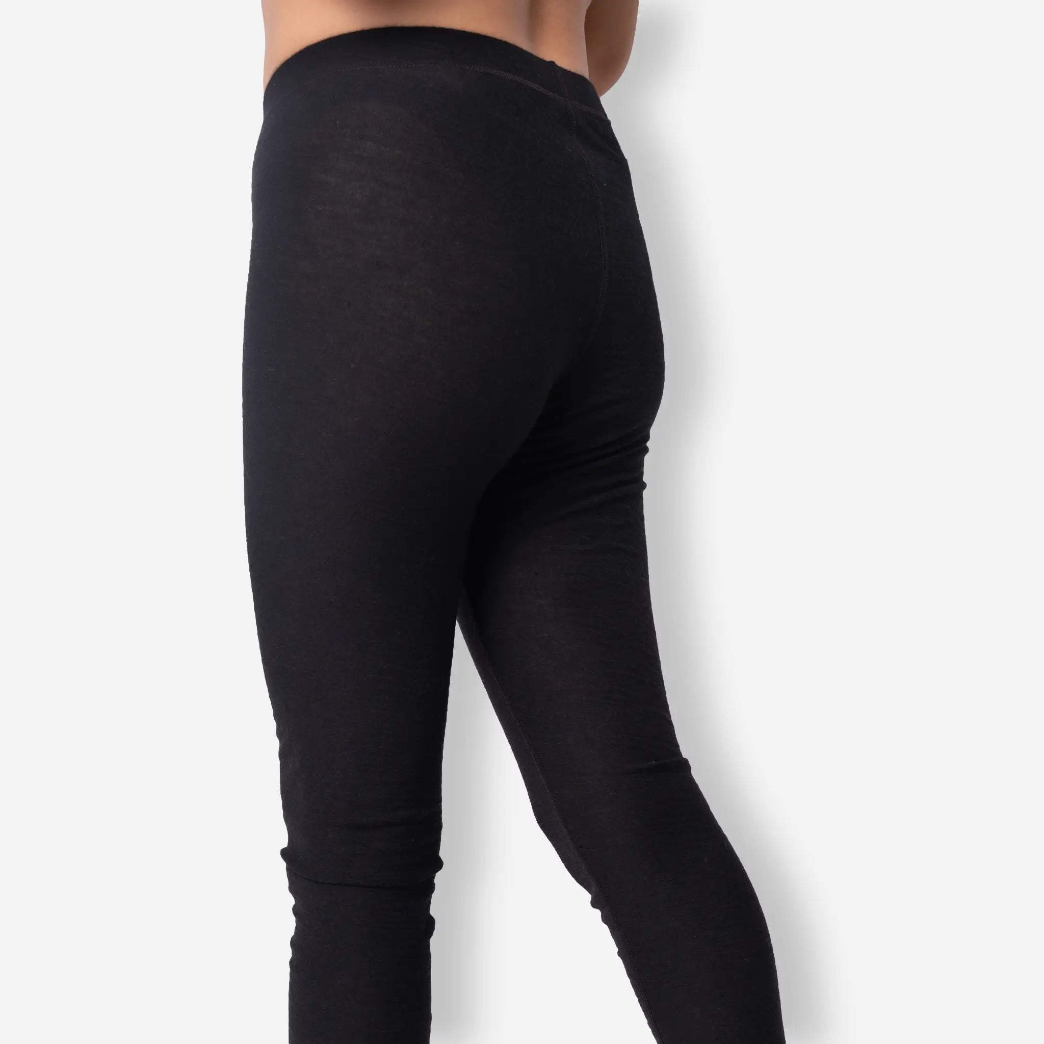 Ultralight Women's Alpaca Wool Leggings - 160 GSM Thermal Base Layer for Hiking, Yoga & Winter Comfort