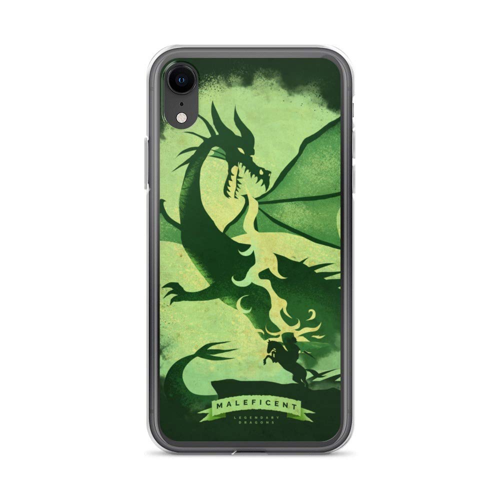 Premium iPhone XR Case - Anti-Scratch Clear Transparent Cover with Maleficent Movie Design | Perfect for Daily Protection & Disney Fans