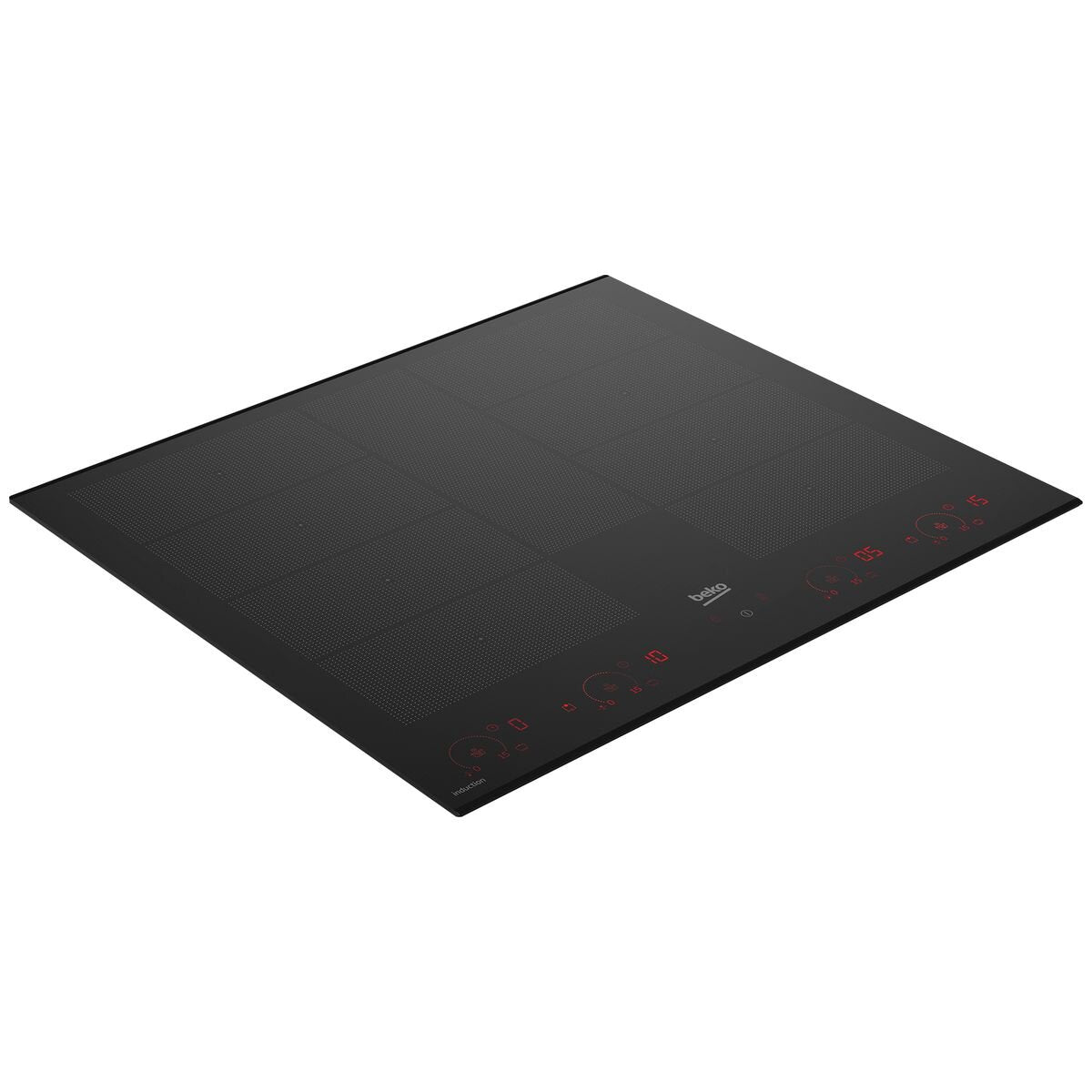 Beko 60cm Built-In Flexy Induction Cooktop with Luminous Control - BCT604IG - Perfect for Modern Kitchens & Fast Cooking
