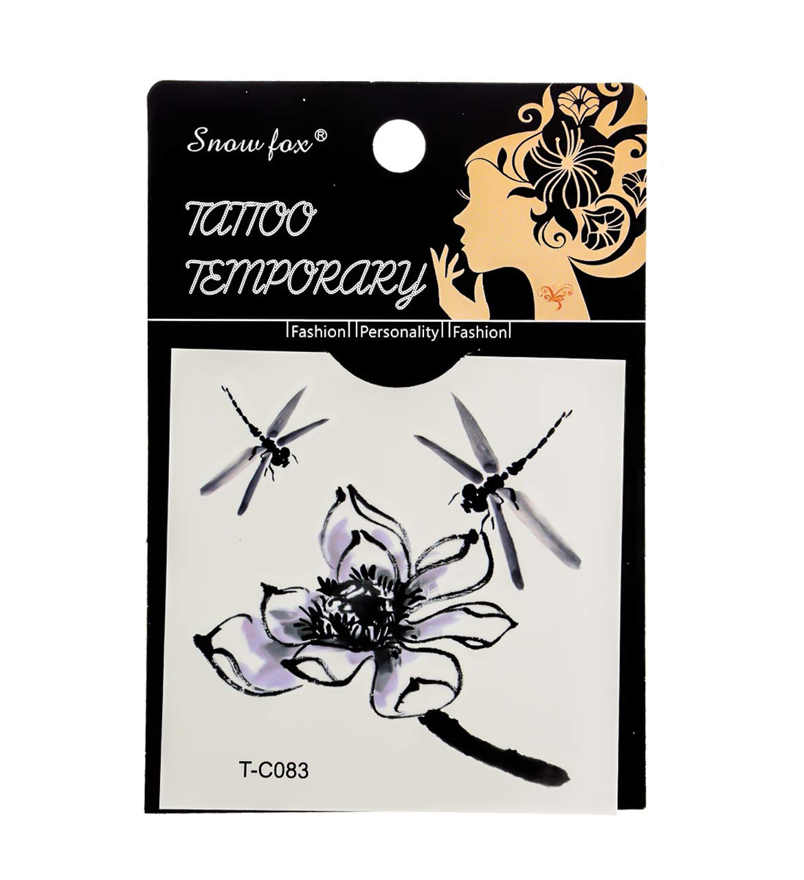 Anuradha Art Flower Shaped Waterproof Temporary Tattoos - Fake Body Art Stickers for Men & Women | Perfect for Parties, Festivals & Summer Beach Looks