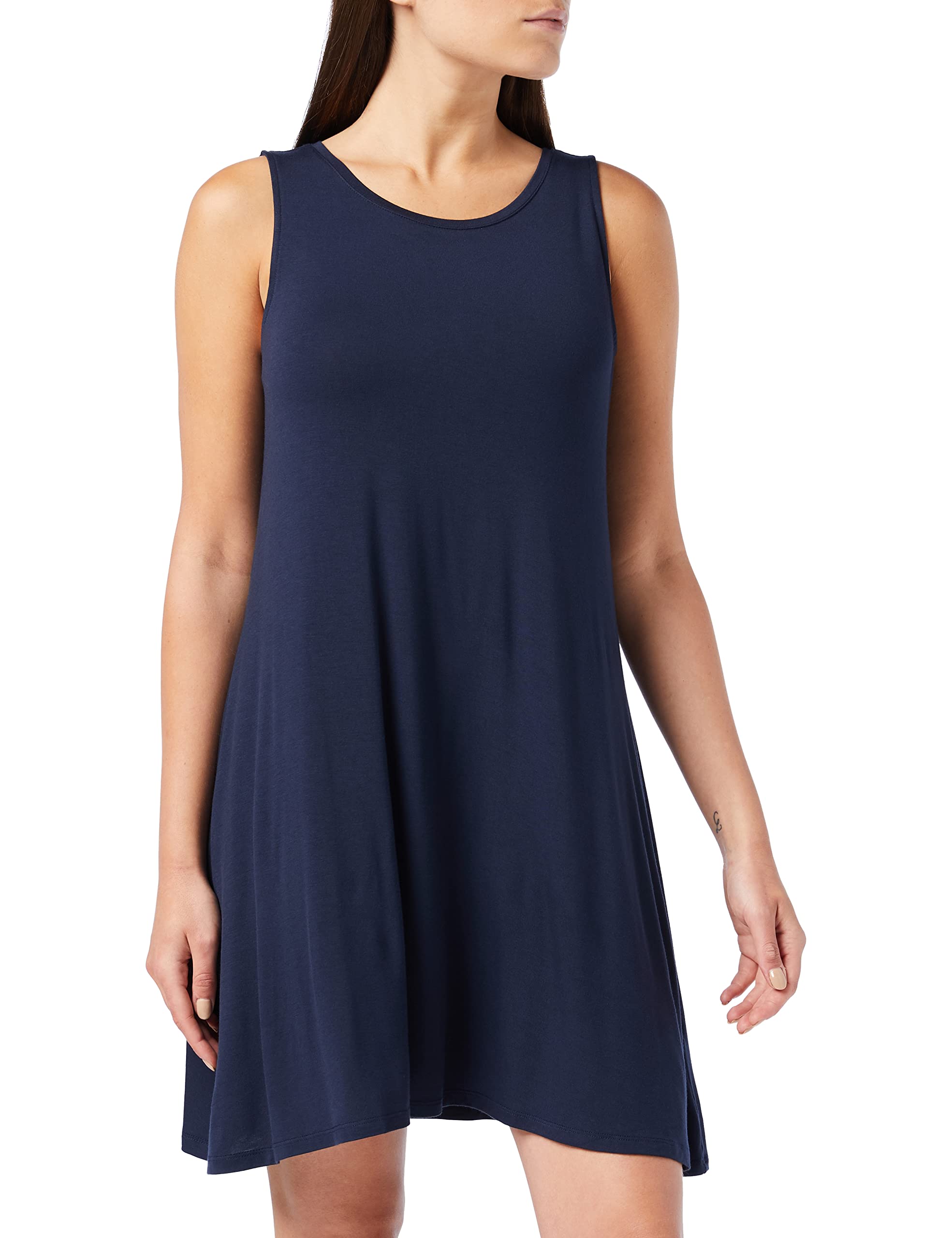 Amazon Essentials Women's Tank Swing Dress - Plus Size Casual Summer Dress for Women, Flowy Comfort Fit, Breathable Fabric - Perfect for Beach, Vacation & Everyday Wear