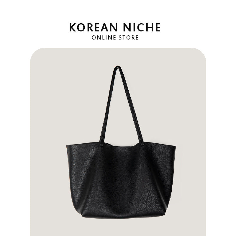 Vegan Leather Large Capacity Tote Bag - Soft Shoulder & Underarm Handbag for Women | Perfect for Work, Travel & Everyday Use