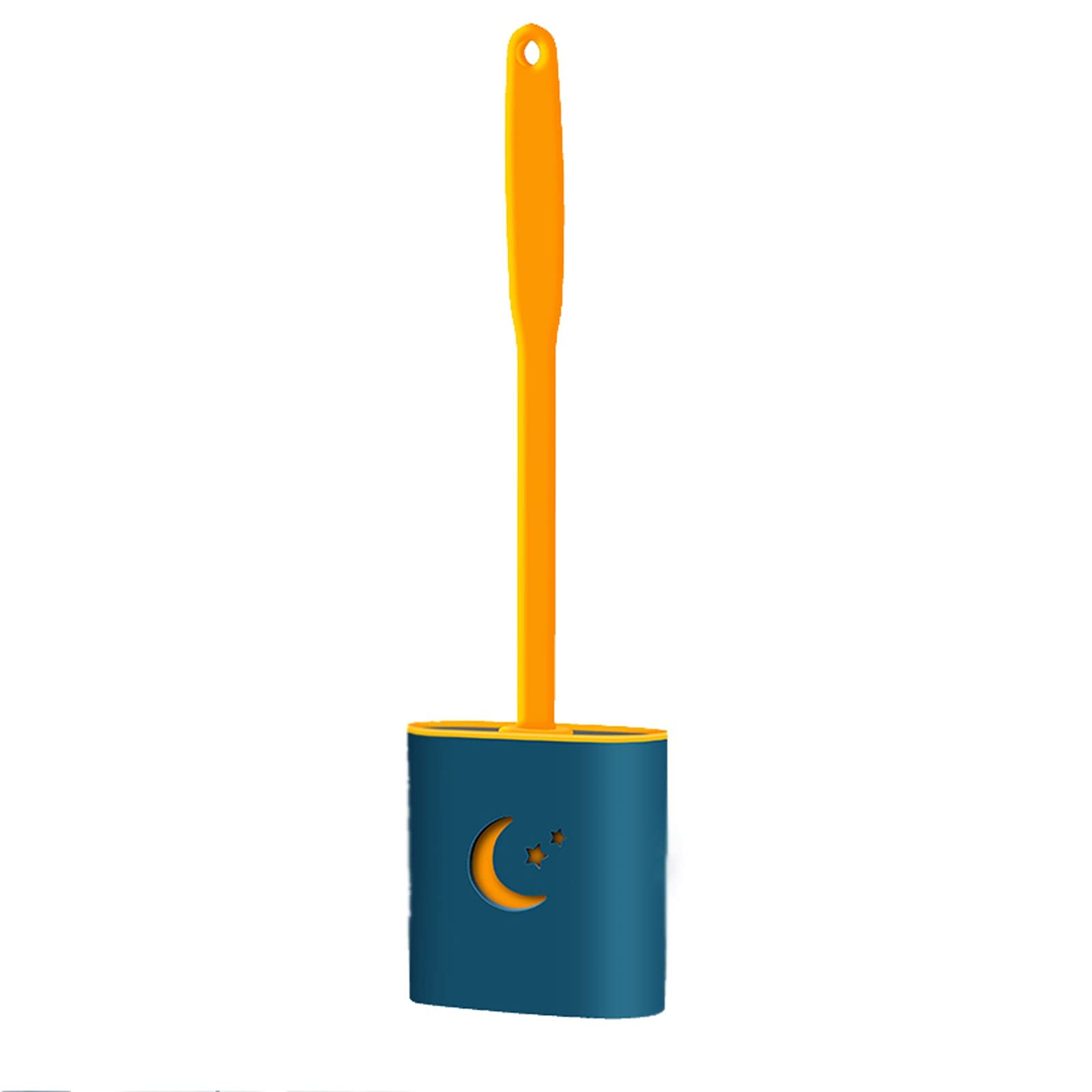 Premium Silicone Bristle Toilet Brush with Holder - Non-Slip Long Handle, Floor Standing & No-Drill Wall Mount - Bathroom Cleaning Tool for Home & Office (Color: A) - Ideal for Daily Hygiene & Deep Cleaning