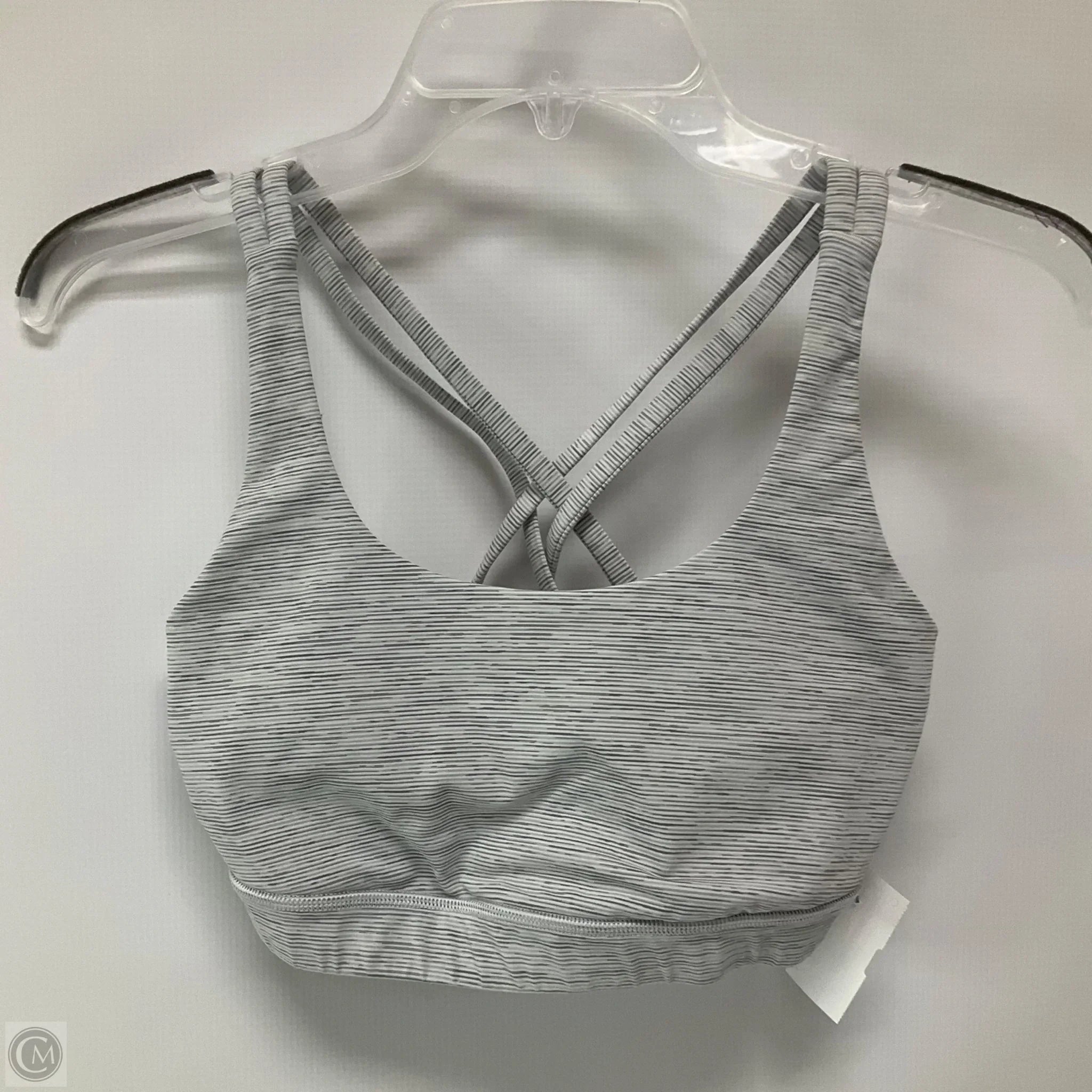 Lululemon Grey Athletic Sports Bra - Size 6 for Women | High-Impact Workout, Yoga & Running Support