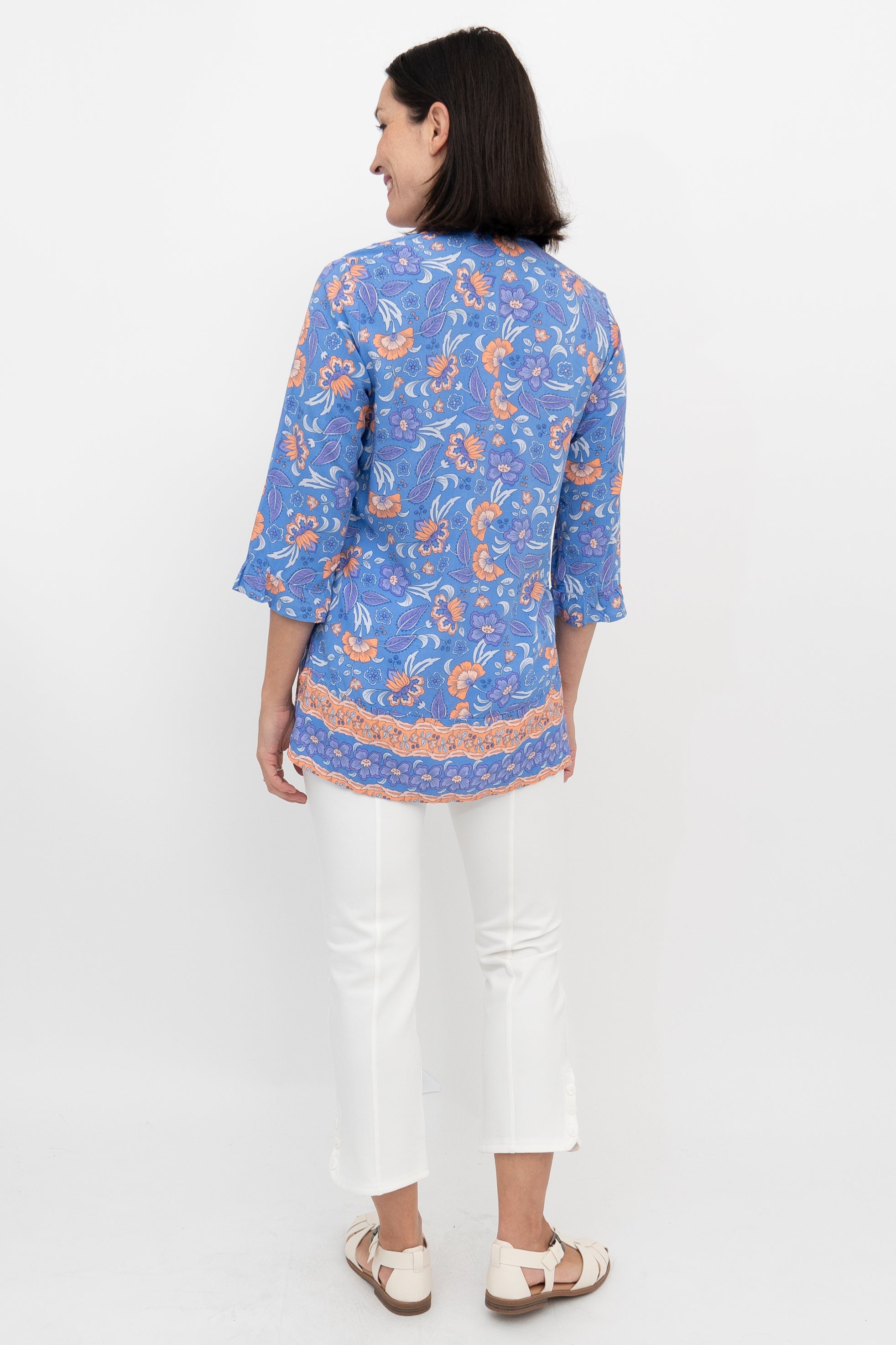 Elegant Aster Blouse Floral Print - Women's Fashion Tops for Spring & Summer | Perfect for Garden Parties, Date Nights & Office Wear