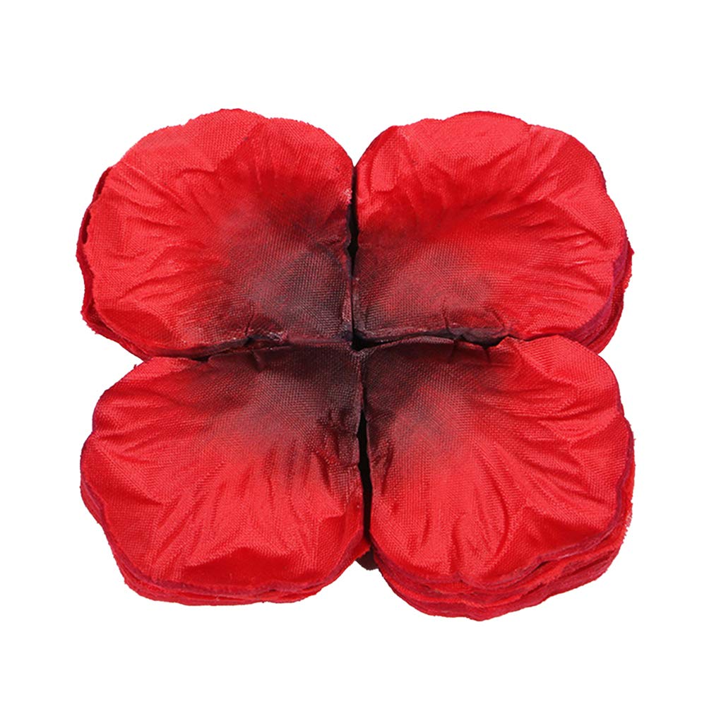 Amosfun 3000pcs Artificial Rose Petals - Fake Flower Petals for Wedding Decor, Bridal Shower, Romantic Party Scatter, Birthday Celebration & Home Decoration