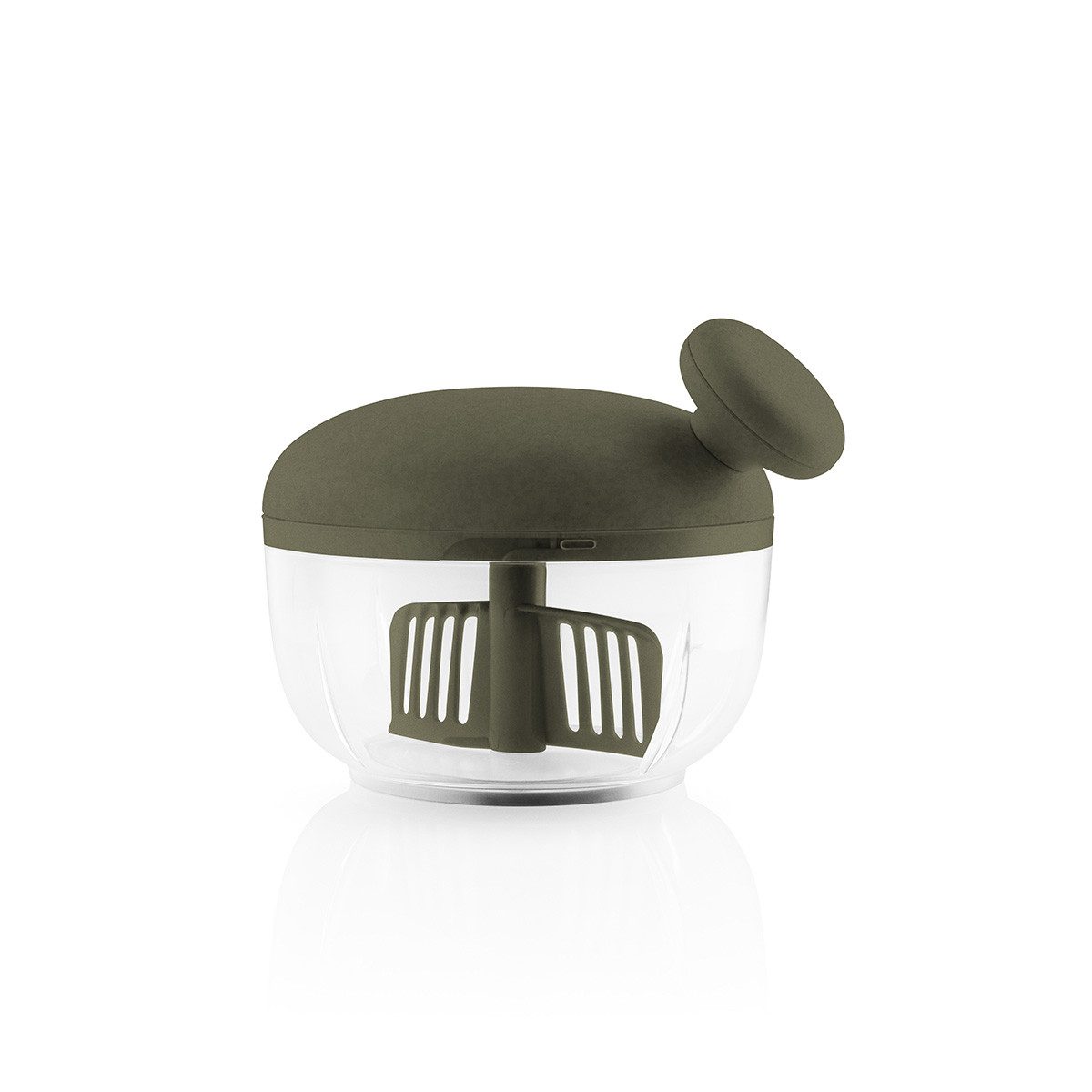 EVA SOLO Green Tool Mini Chopper - Compact Vegetable & Herb Cutter for Kitchen, Salad Prep, and Small Food Chopping - Perfect for Dicing Onions, Garlic, Nuts, and More (Green)
