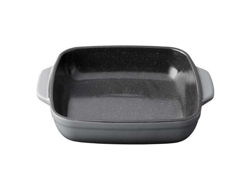 BergHOFF GEM 9.5-Inch Stoneware Square Baking Dish - 1.5 Quart Oven Safe Casserole Pan for Lasagna, Brownies & Casseroles - Durable Ceramic Cookware for Baking, Roasting & Serving
