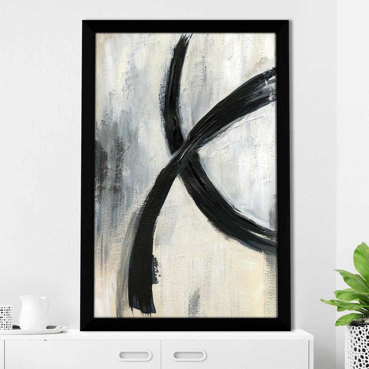 Abstract Rings I (Vertical) by Nan - Modern Acrylic Wall Art Print for Living Room, Bedroom & Office Decor