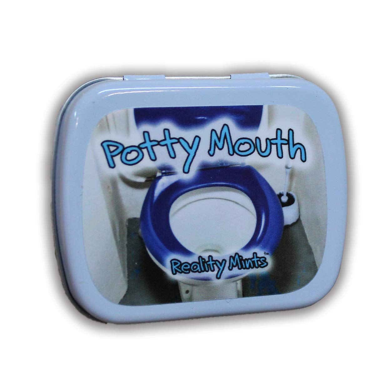 Potty Mouth Mints - Sugar-Free Peppermint Candy for Adults & Teens - Funny Gag Gift for Office Pranks, White Elephant Parties & Stress Relief