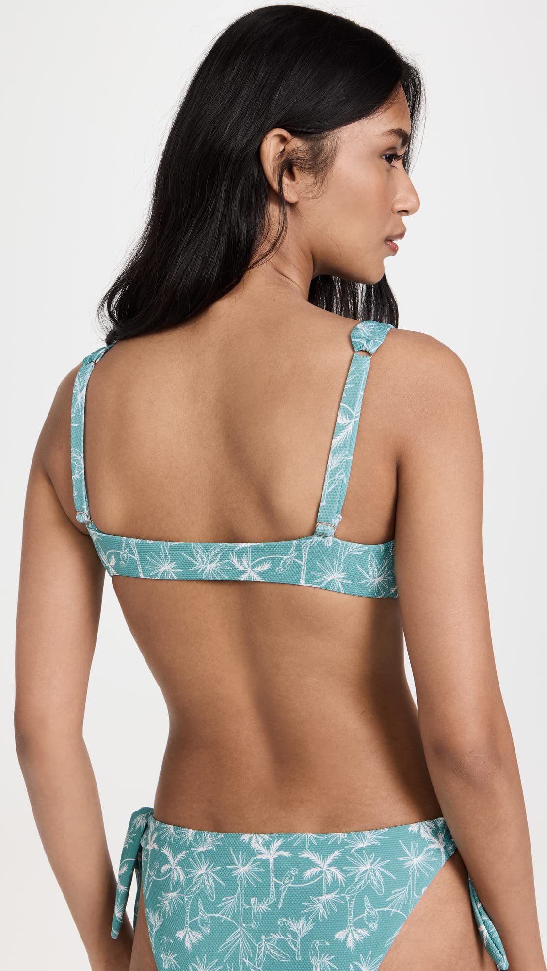 Eberjey Women's Cassidy Bikini Top - Comfortable Wireless Swimwear for Beach, Pool & Vacation | Soft Stretchy Fabric for All-Day Wear