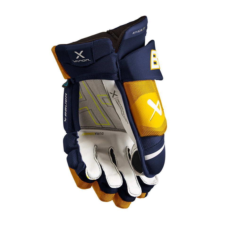 Bauer Vapor HyperLite Senior Ice Hockey Gloves - Lightweight Protective Gear for Hockey Players - Perfect for Games & Practice Sessions