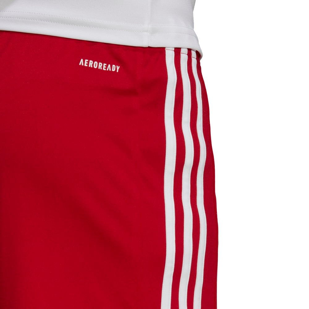 Adidas Youth Squadra 21 Athletic Shorts for Boys - Breathable Red & White Soccer Shorts - Perfect for Sports, Training & Casual Wear