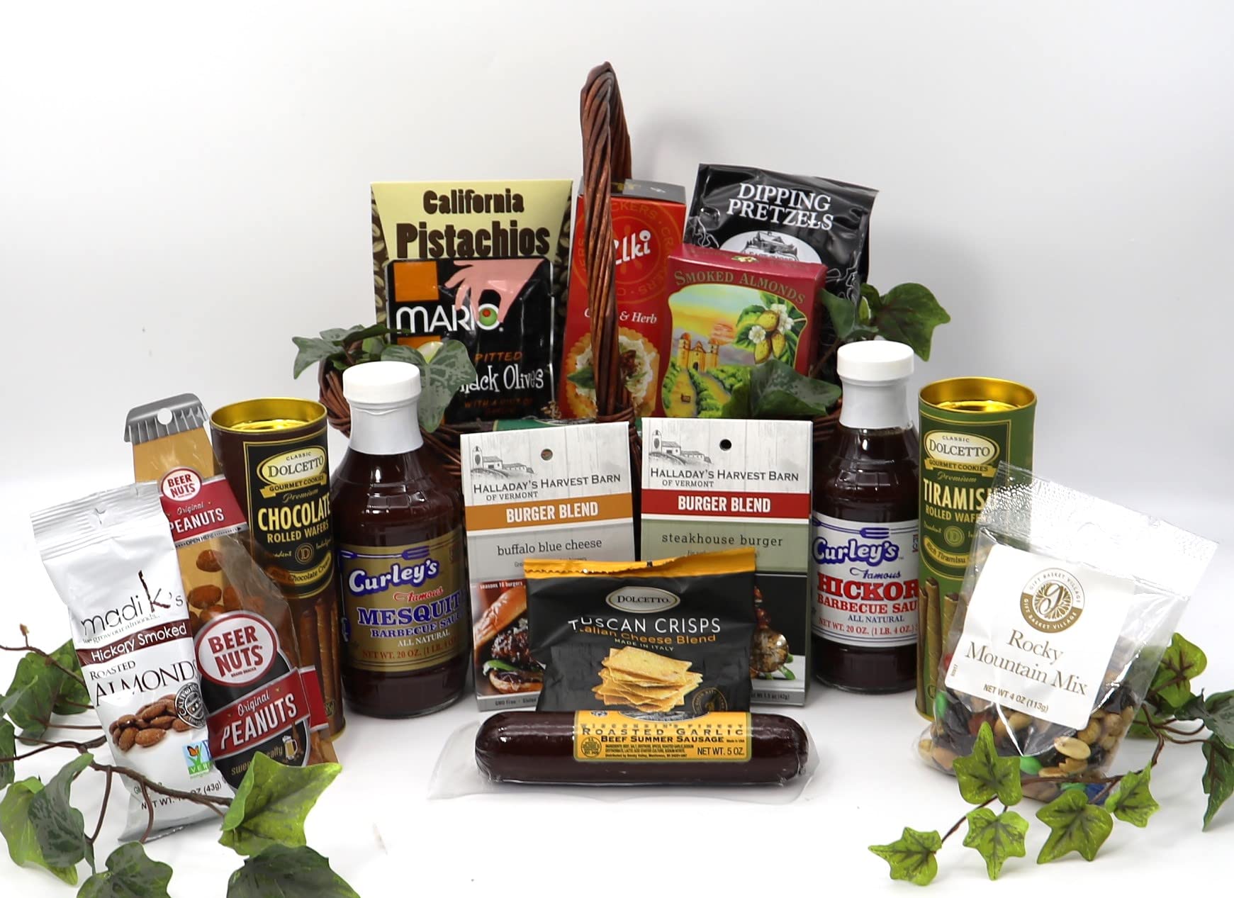 Premium Grilling Gift Basket Set - BBQ Accessories & Gourmet Food for Outdoor Cooking | Perfect for Father's Day, Housewarming, and Backyard Parties