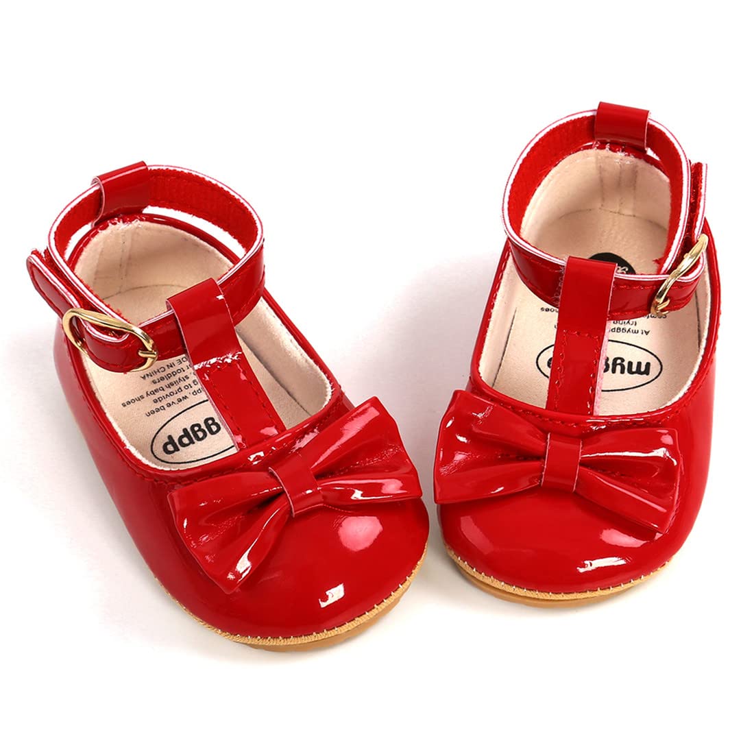 Baby Girl Shoes for Infant Toddler - Soft Sole Mary Jane Princess Walking Shoes for Prewalkers & First Walkers - Perfect for Weddings, Parties, and Special Occasions