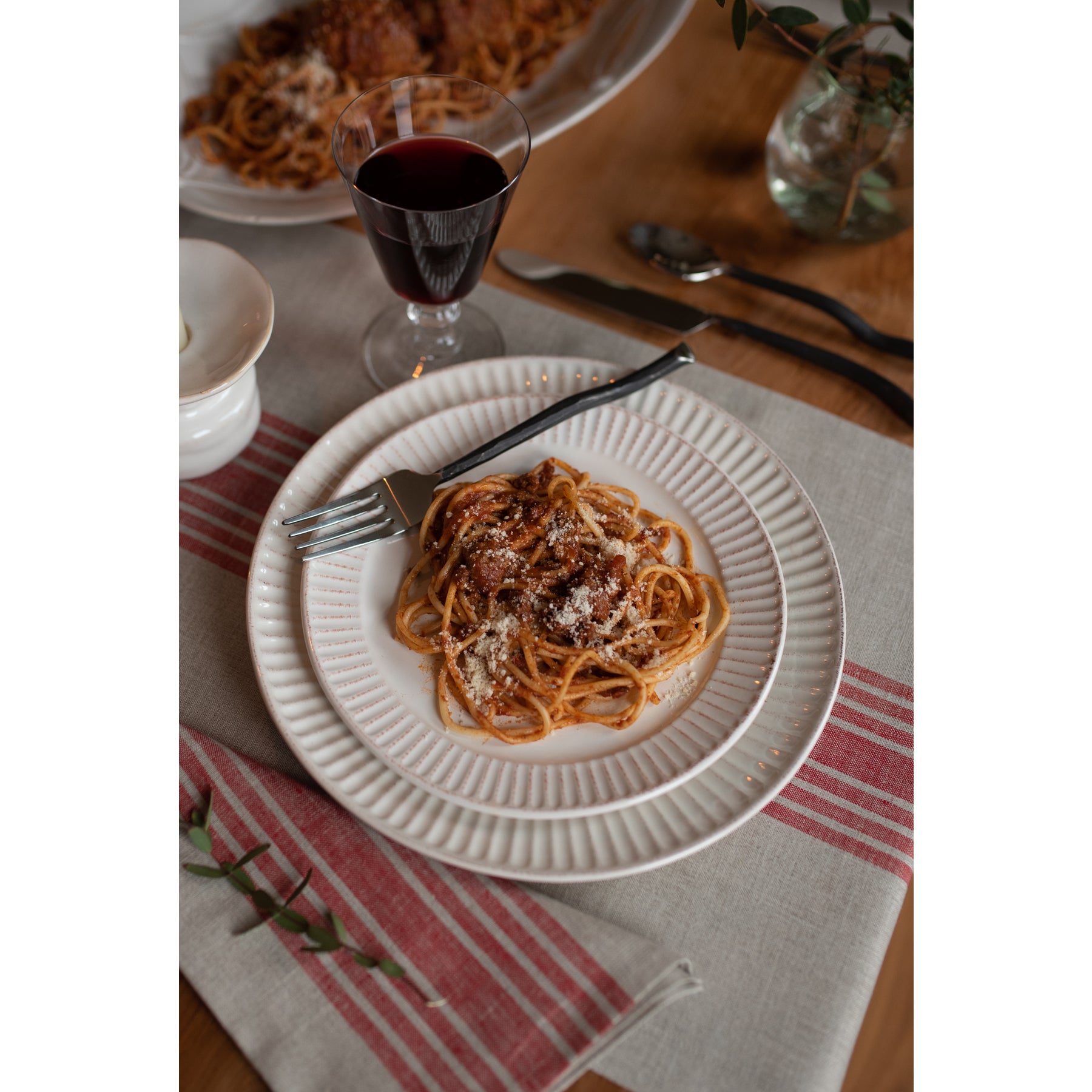 Farmhouse Style Placemats Set of 4 - Rustic Cotton Table Mats for Dining Room, Kitchen & Holiday Decor - Perfect for Thanksgiving, Christmas & Everyday Use