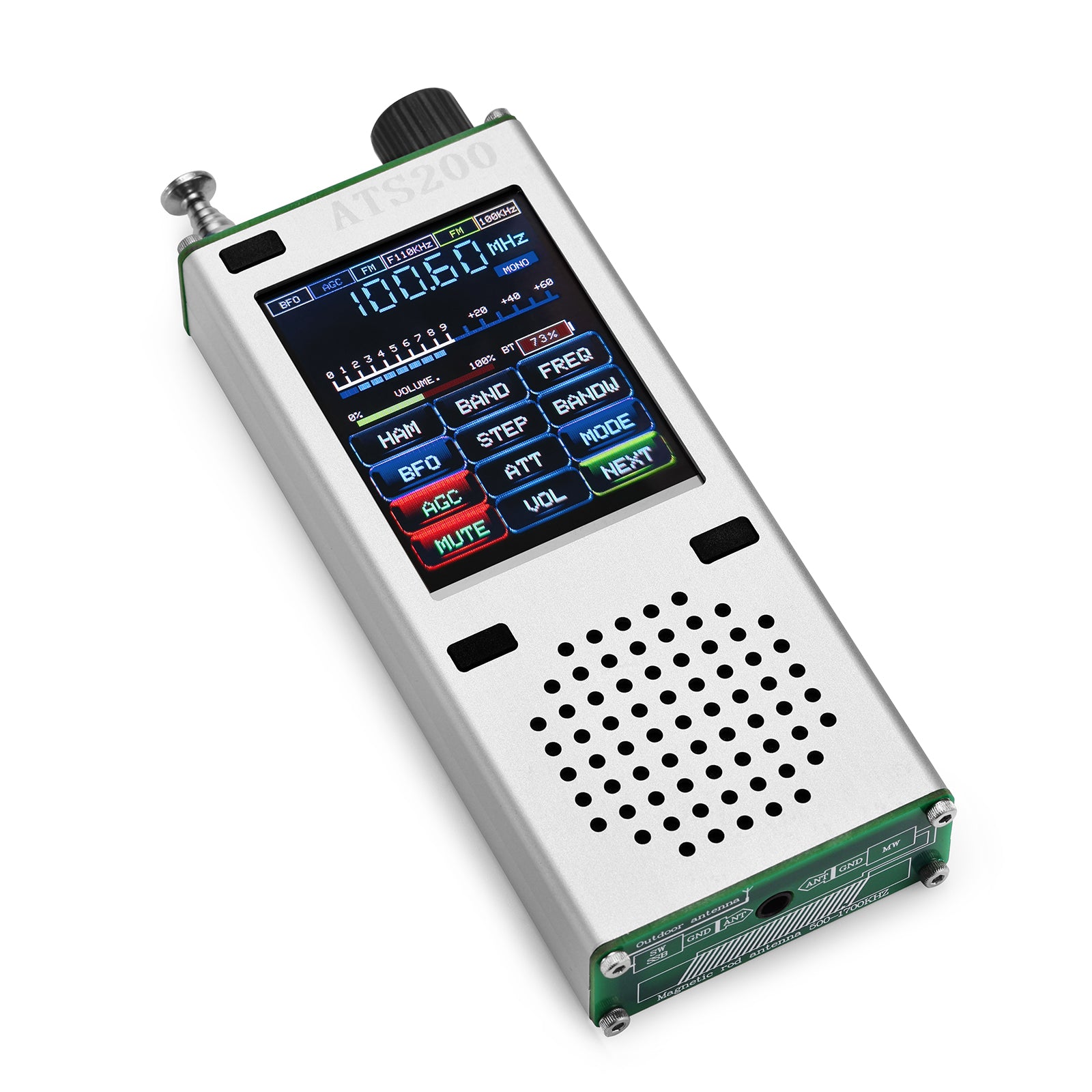 Raddy Malahit ATS200 Portable Shortwave Radio Receiver - Open Box - Perfect for Ham Radio, Travel & Emergency Communication