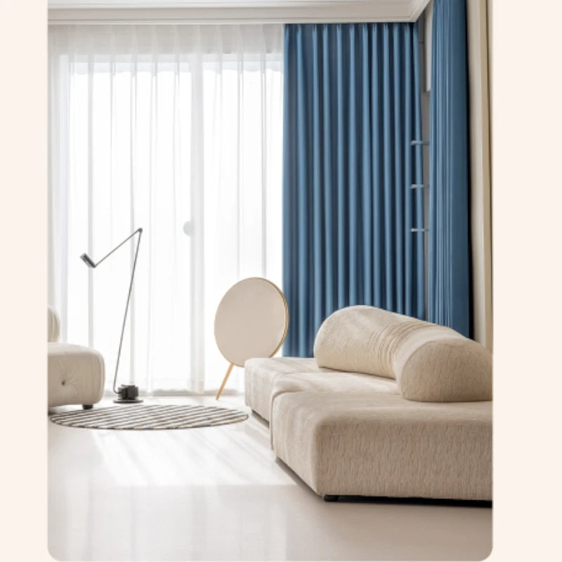 Amina Chenille Blackout Curtains - Thermal Insulated Custom Window Drapes for Bedroom & Living Room - Noise Reducing & Light Blocking for Better Sleep & Privacy