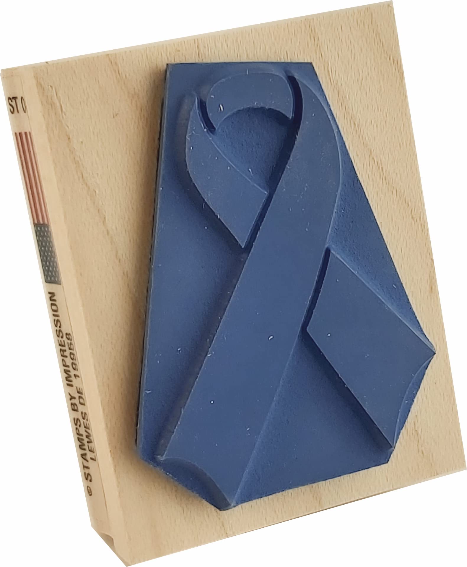 Custom Impression Ribbon Rubber Stamp - 1.75 Inches Tall for Scrapbooking, Card Making & DIY Crafts | Personalized Seal for Documents & Gift Wrapping