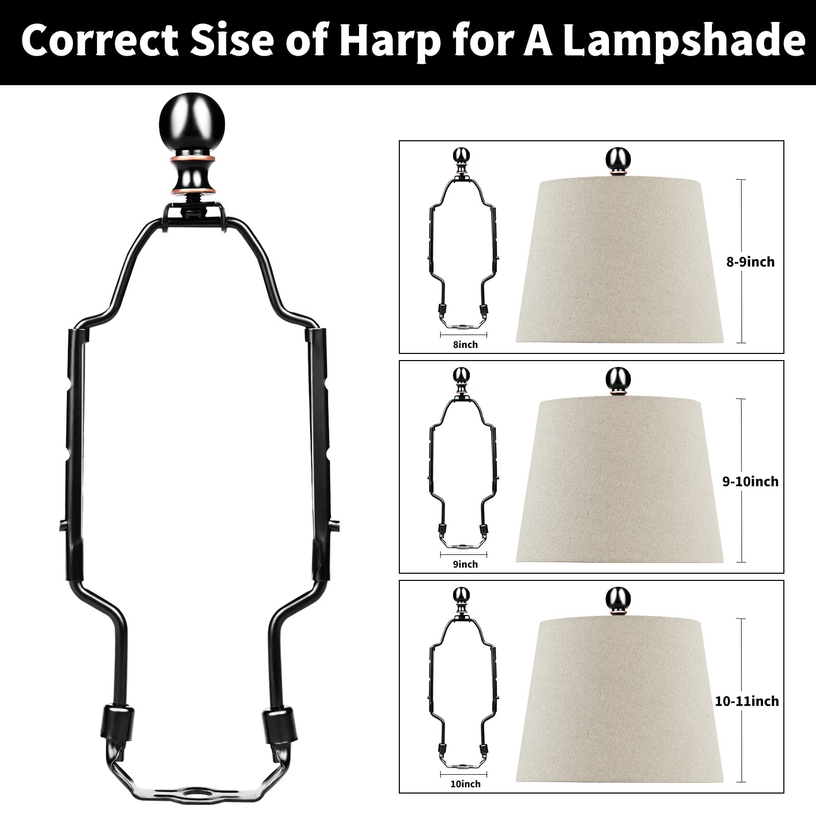 Premium Lamp Shade Holder Kit - 3/8