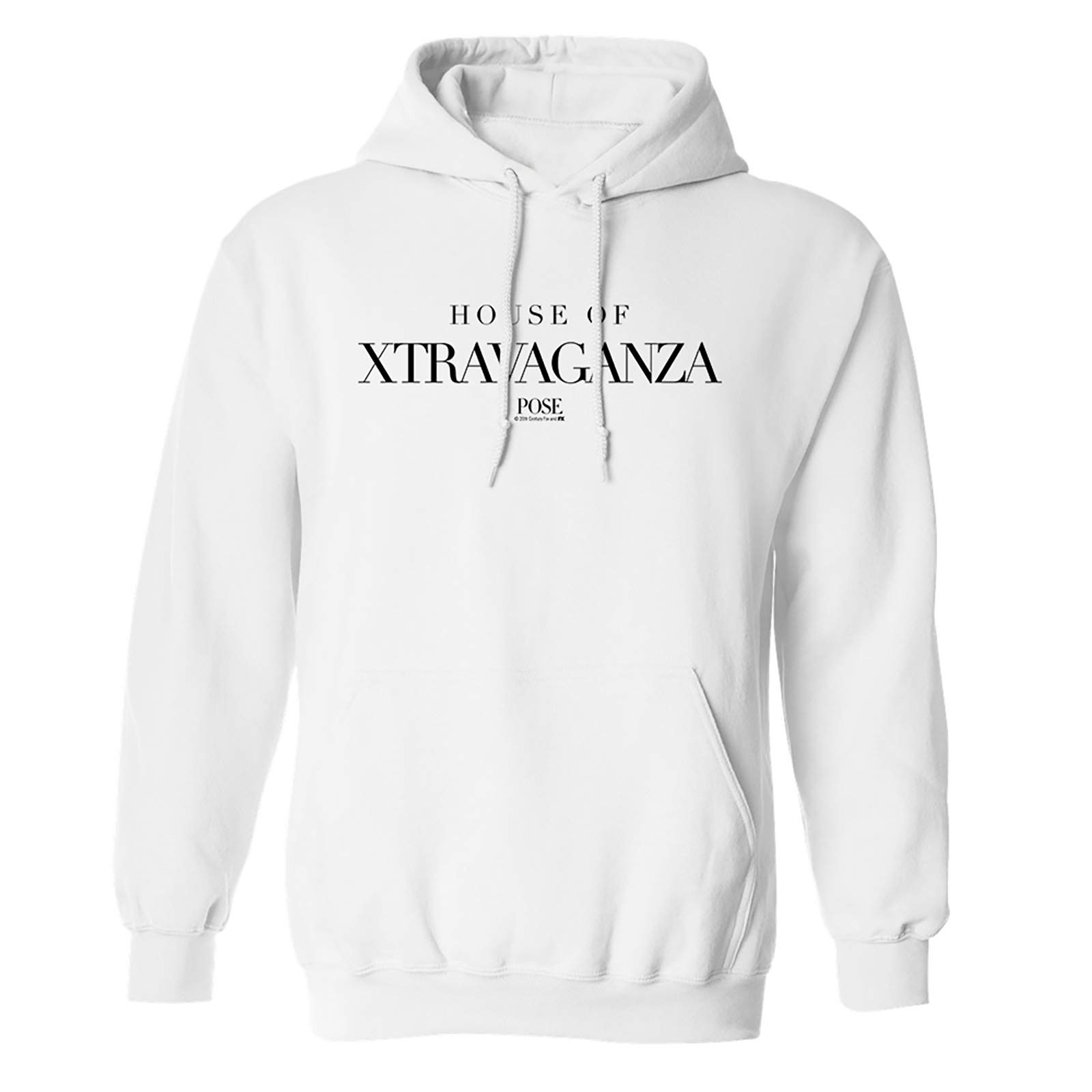 FX POSE House of Xtravaganza Fleece Hooded Sweatshirt - Cozy Pullover for Men & Women | Streetwear Fashion, Casual Wear & Winter Outfits
